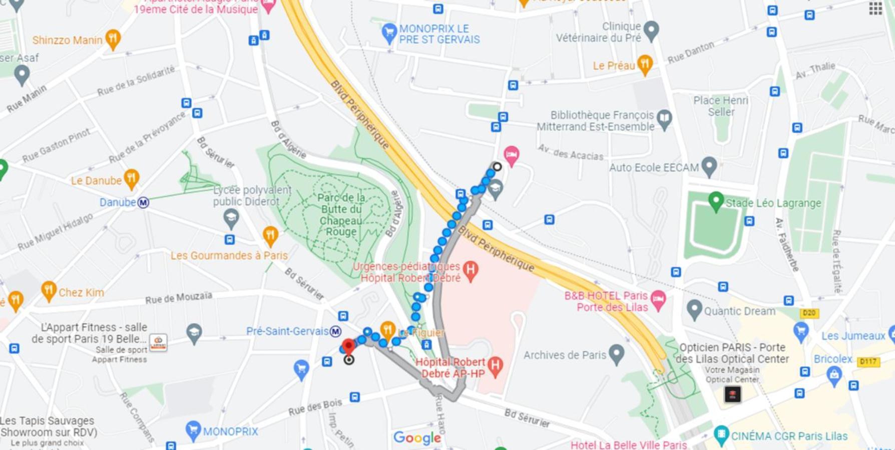 Loft Duplex A 2 Min De Paris - Parking Gratuit Daire Le Pré-Saint-Gervais Dış mekan fotoğraf