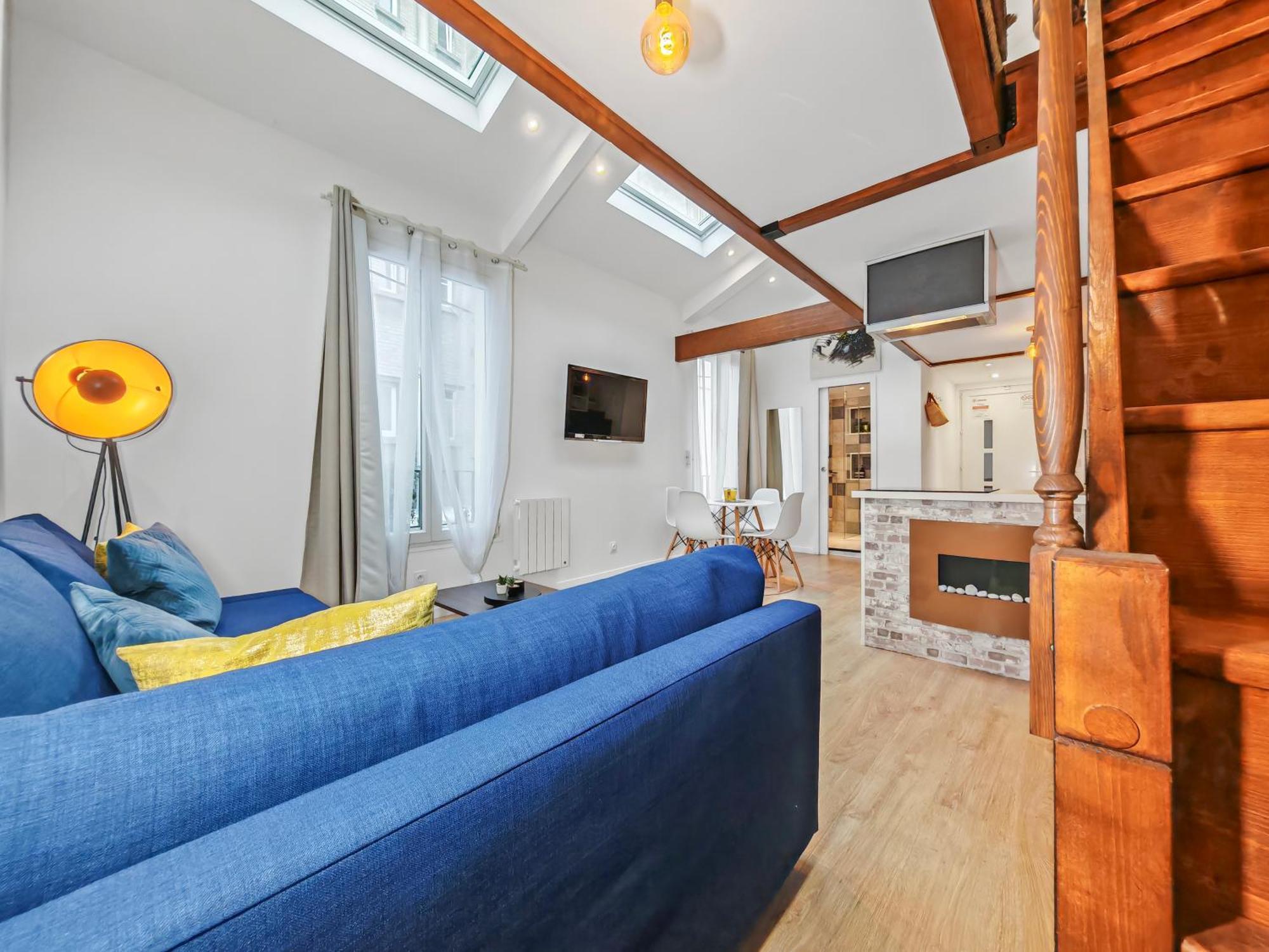 Loft Duplex A 2 Min De Paris - Parking Gratuit Daire Le Pré-Saint-Gervais Dış mekan fotoğraf
