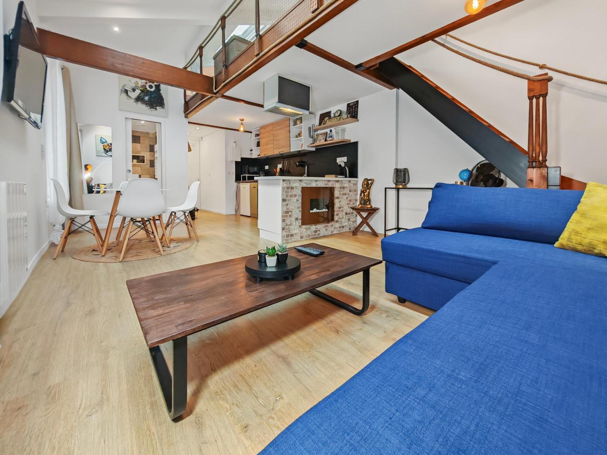 Loft Duplex A 2 Min De Paris - Parking Gratuit Daire Le Pré-Saint-Gervais Dış mekan fotoğraf